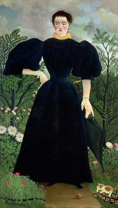 Ritratto di una Donna, c.1895-97 da Henri Rousseau